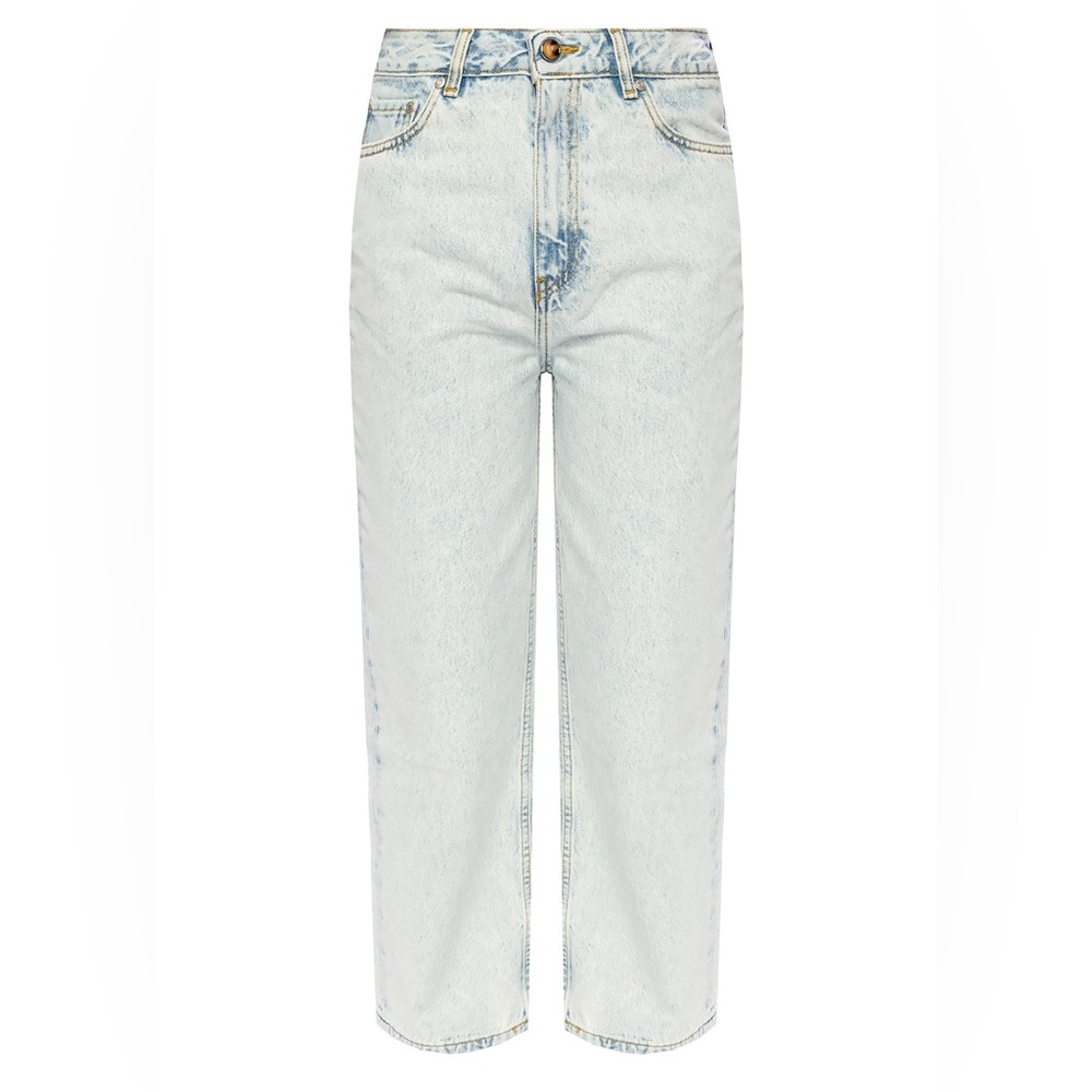 Ganni high-waisted mom Light Wash Denim Jeans Size 28